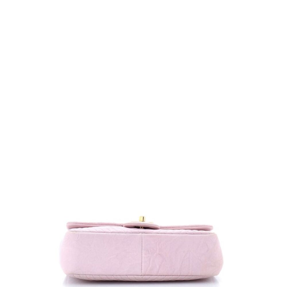 Chanel Medallion Charm Flap Bag Chevron Calfskin Small Pink - Picture 5 of 8